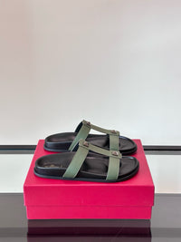 Garavani VLogo Calf Leather Slides