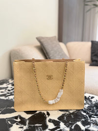 Braided Raffia Tote