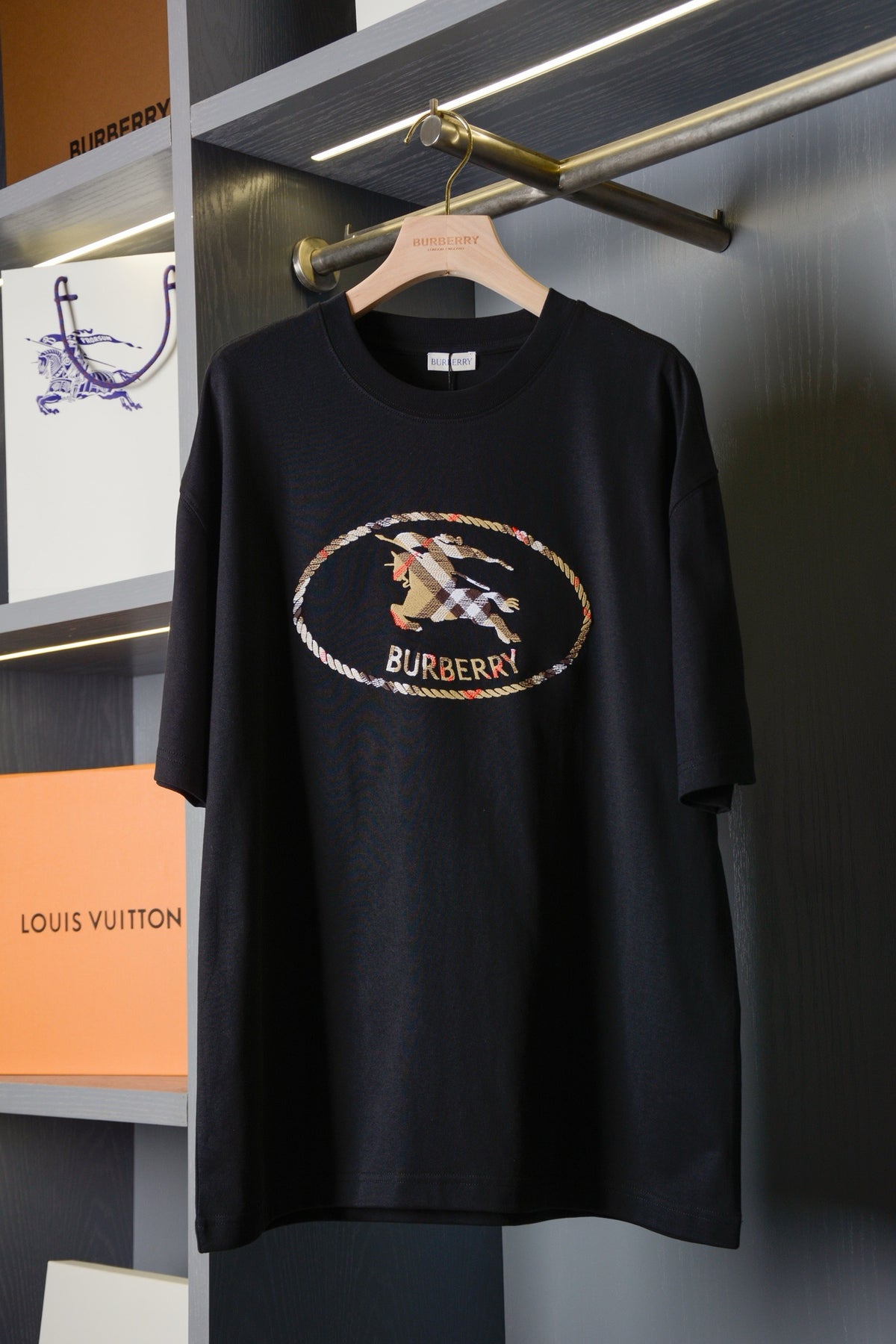 Check Knight Stamp T-Shirt