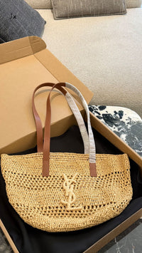 Panier Small Raffia Bucket Bag