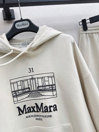 Andrea Logo Embroidered Drawstring Hoodie Set