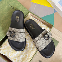 Double Strap Slide Sandals