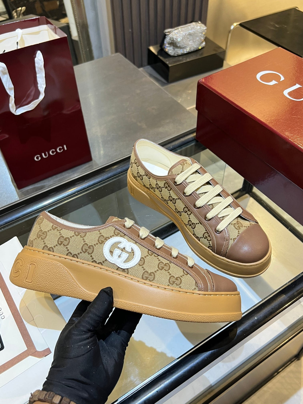 Chunky Low Top Sneakers