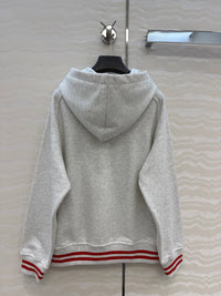 26S Signature Print Varsity Stripe Hoodie Set
