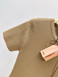 Short Sleeve Knit Dress