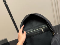 Logo Print Nylon Backpack
