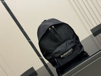 Logo Print Nylon Backpack
