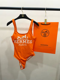 Logo One Piece Swimsuit