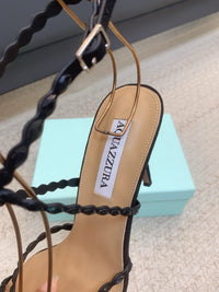 Tequila Embellished Leather Sandals
