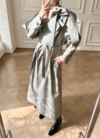 Intrecciato Trench Coat