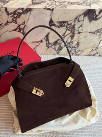 Hug Suede Shoulder Bag