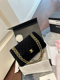 Velvet Flap Bag