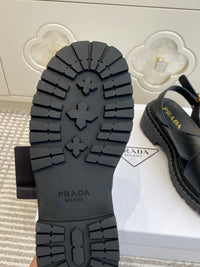 Leather Platform Sandals
