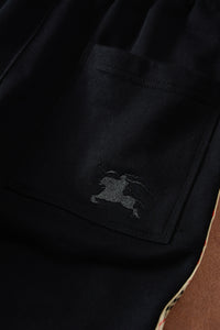 Check-Stripe Slim Sweatpants