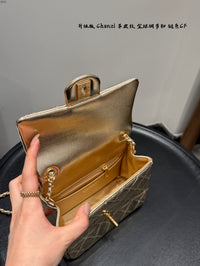 Mini Flap Bag with Gold Ball