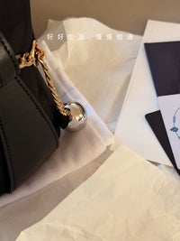Black Mini Nylon Bucket Bag