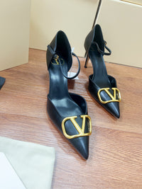 Signature D'Orsay Patent Leather Pumps