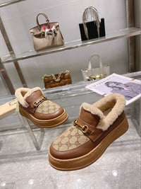 Platform Slip-On Loafers