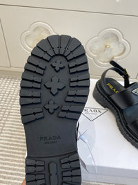 Leather Platform Sandals