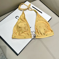 Logo Halter Bikini Set