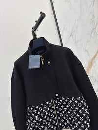 26S Monogram Accent Zip-Up Jacket