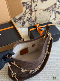 Laurel Suede Shoulder Bag