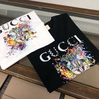Abstract Bunny Graphic T-Shirt