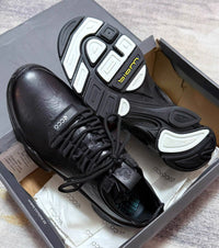 ECCO Black Leather Comfort Sneakers