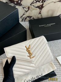 Cassandre Leather Clutch