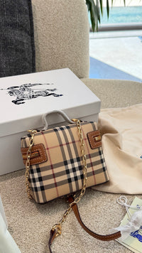 Mini Check Vanity Bag