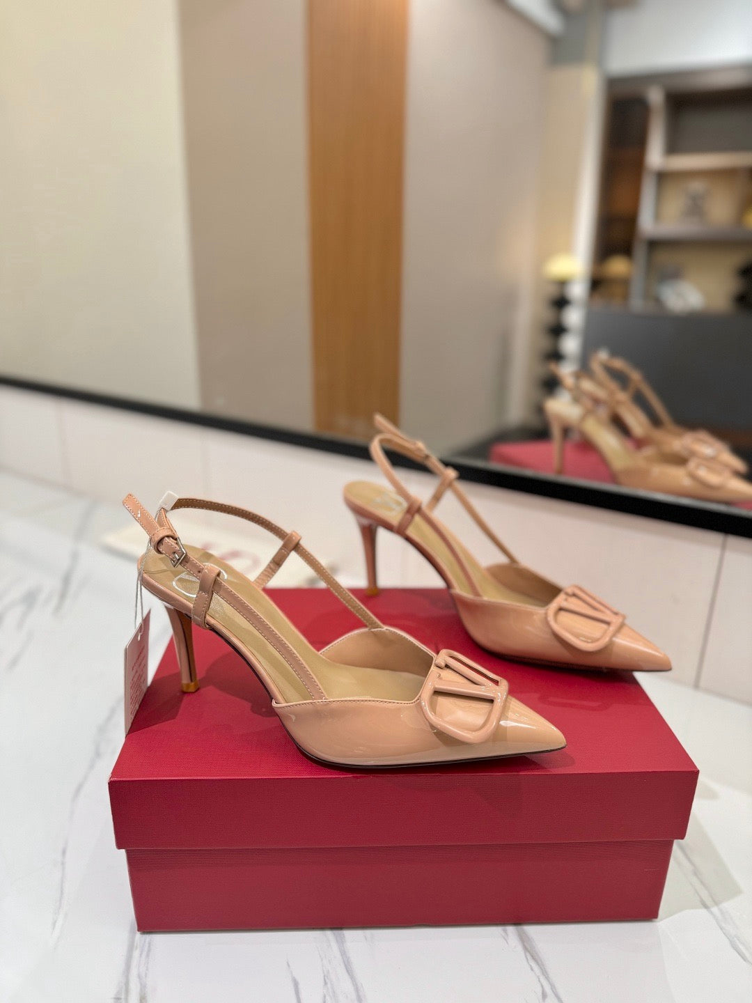 Garavani VLogo Patent Leather Pumps 8cm