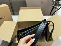 Smooth Leather Shoulder Bag