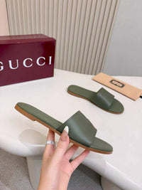 Interlocking Leather Sandals