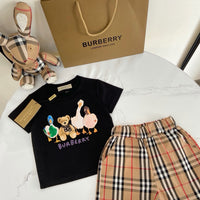 Duck Teddy Check Set