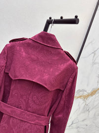 Paisley Lace Foxfield Trench Coat