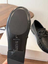 Double L Leather Loafers