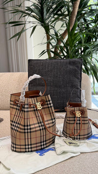 Check Bucket Bag