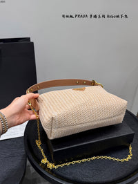 Raffia Shoulder Bag