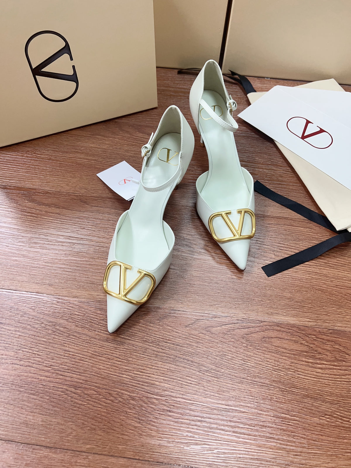 Signature D'Orsay Patent Leather Pumps