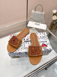 Bianca Leather Slides