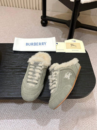 26S Shearling Knight Runner Mules