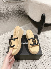 Platform Slide Sandals