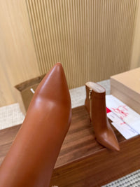 Kate Max Leather Ankle Boots