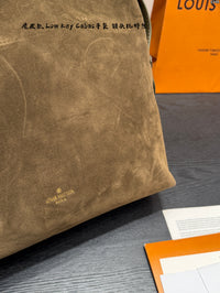 Low Key Suede Hobo Bag