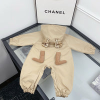 Teddy Hood Zip Romper