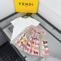 Horse Print Dress Set
