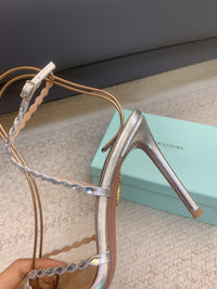 Tequila Embellished Leather Sandals