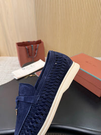 Suede Loafers
