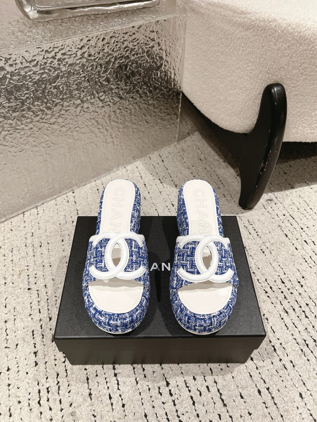 Platform Slide Sandals