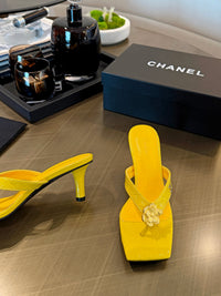 Camellia Thong Mules